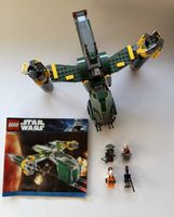 KOMPLETT LEGO Star Wars 7930 Bounty Hunter Gunship & Figuren