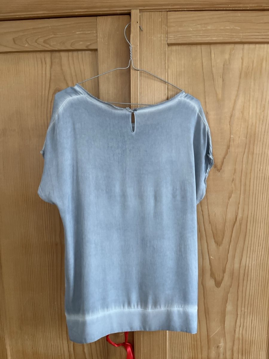 Repeat T-shirt: Repeat: Shirt, hellblau/grau, Gr 36 – Usato da Bern venduto da Boston05 2