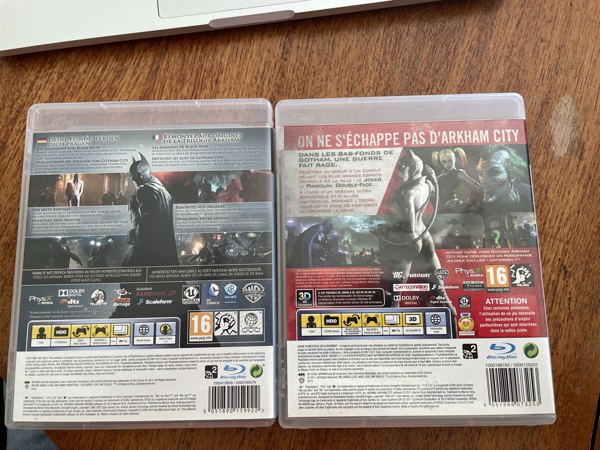 Spiele: 2 jeux PS3 - Batman – Gebraucht aus Etoy von 6iulian0 1