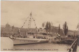 Genève Débarcadère Dampfschiff