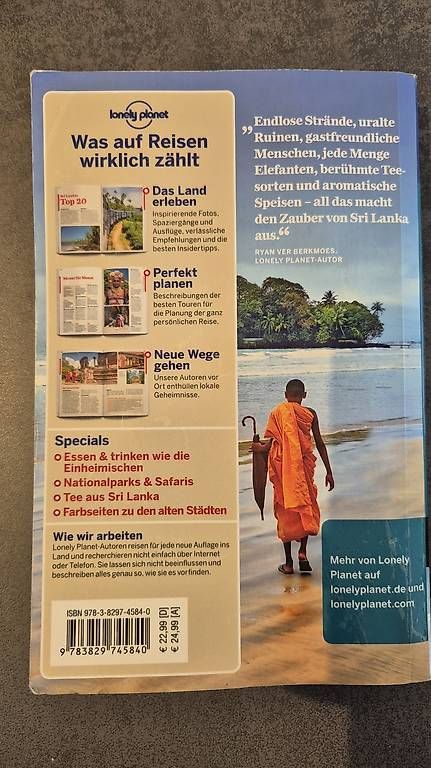 Libri: Sri Lanka Reisefphrer Lonely planet 2018 – Usato da Sevelen venduto da SSinaWWieland 1