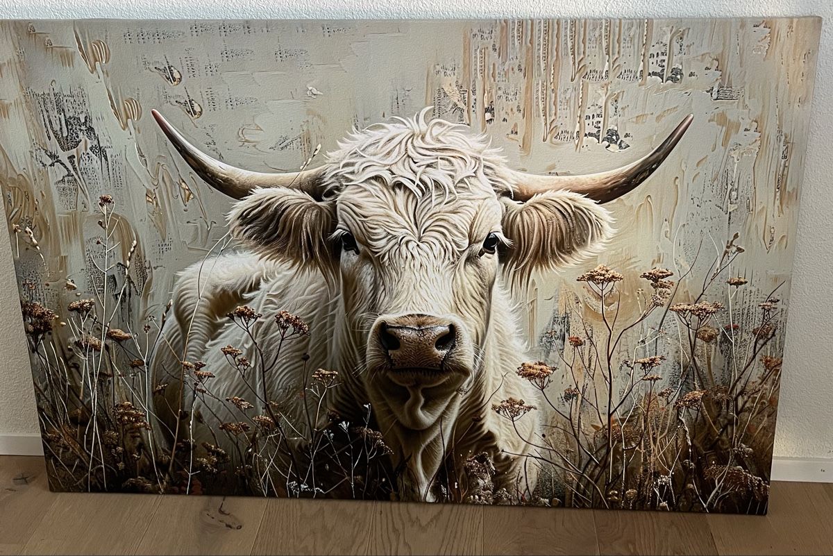 Poster & Bilder: Bild Highland Rind, 120x80cm – Gebraucht aus Buchs AG von Laruana