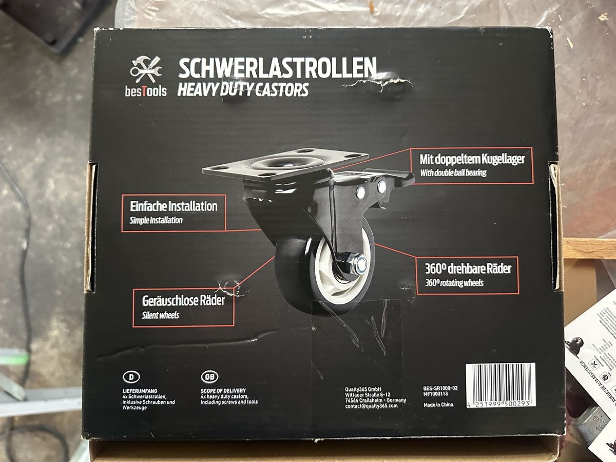 Altro per stoccaggio & trasporto: Schwerlastrollen – Nuovo e nell'imballaggio originale da Uttwil venduto da rudi30de 3
