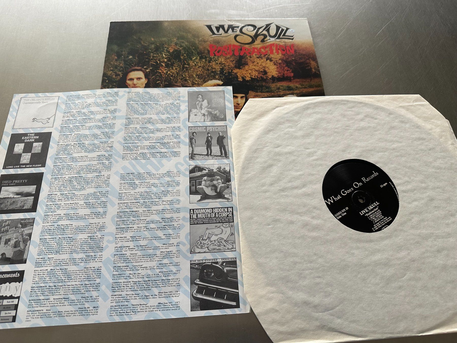 Dischi in vinile: LIVE SKULL LP POSITRACTION - SONIC YOUTH – Usato da Sion venduto da jaipur1401 3