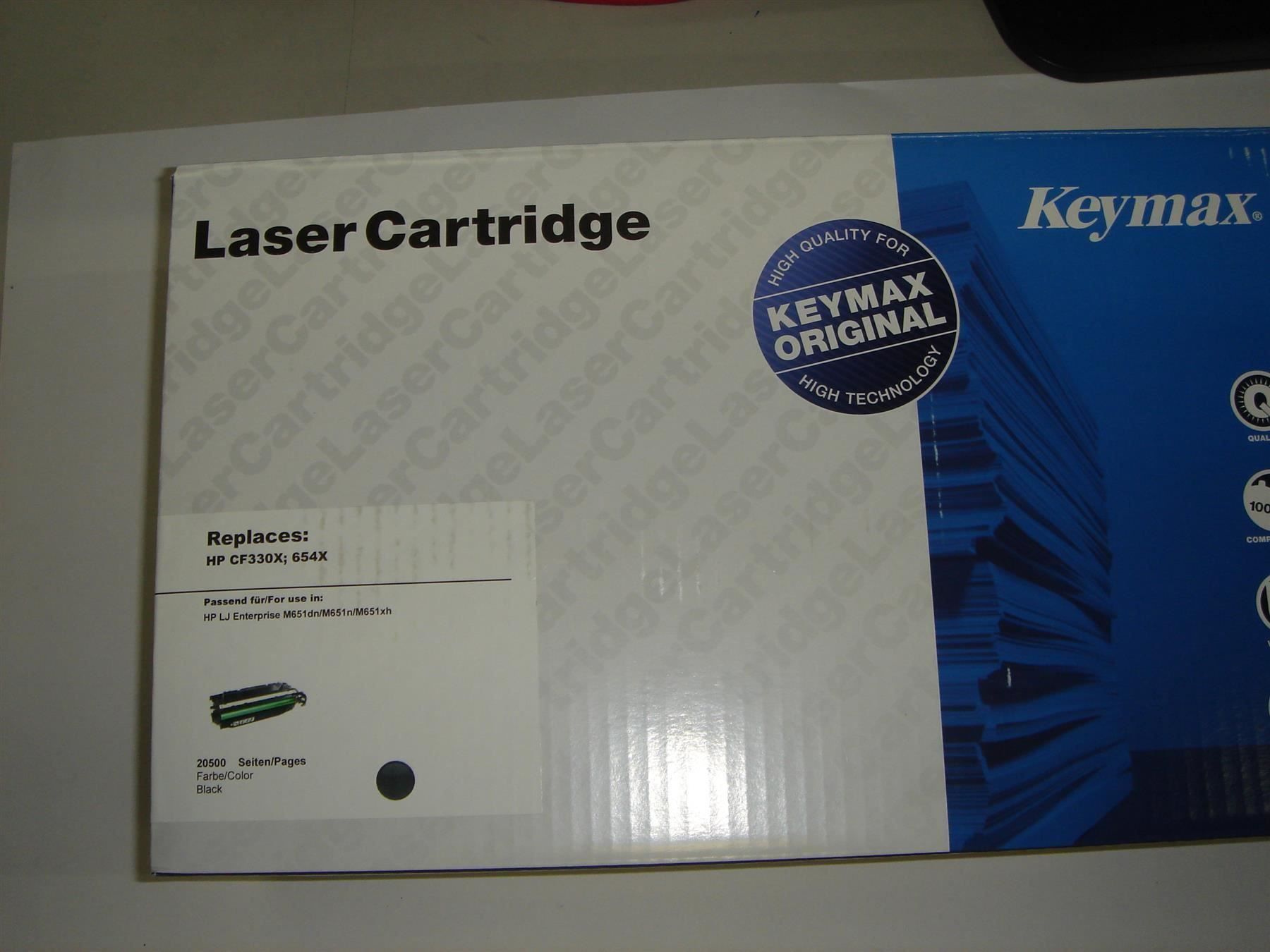Hewlett Packard Cartucce per stampanti & toner: HP 654X Black  /  CF330X   Keymax – Nuovo e nell'imballaggio originale da Lommiswil venduto da Upa 1