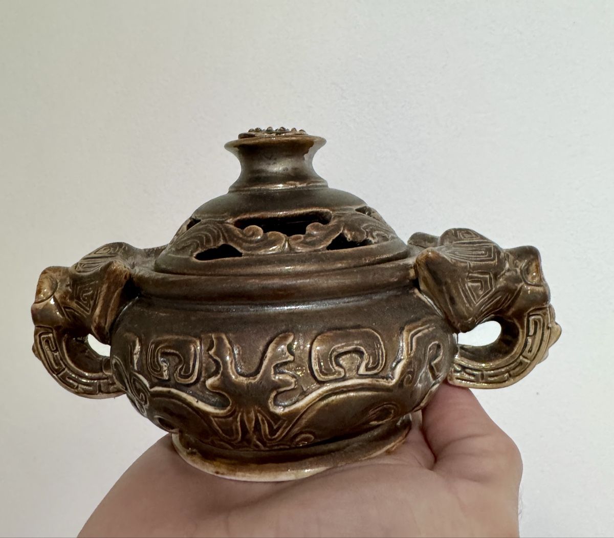 Tutte le decorazioni: Asiatischer Räuchergefäss mit Deckel – Nuovo (secondo la descrizione) da Bäretswil venduto da clothes-freak 1