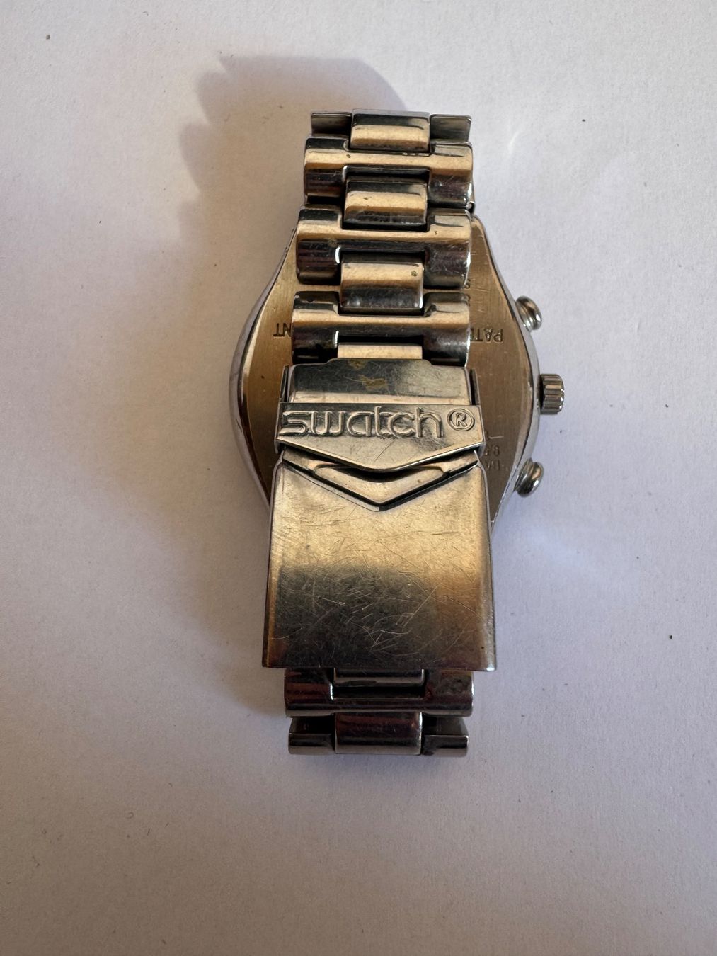 Swatch Orologi: Superbe Swatch Irony Chrono Secret Agent Light Grey – Usato da Erde venduto da CBarts 1