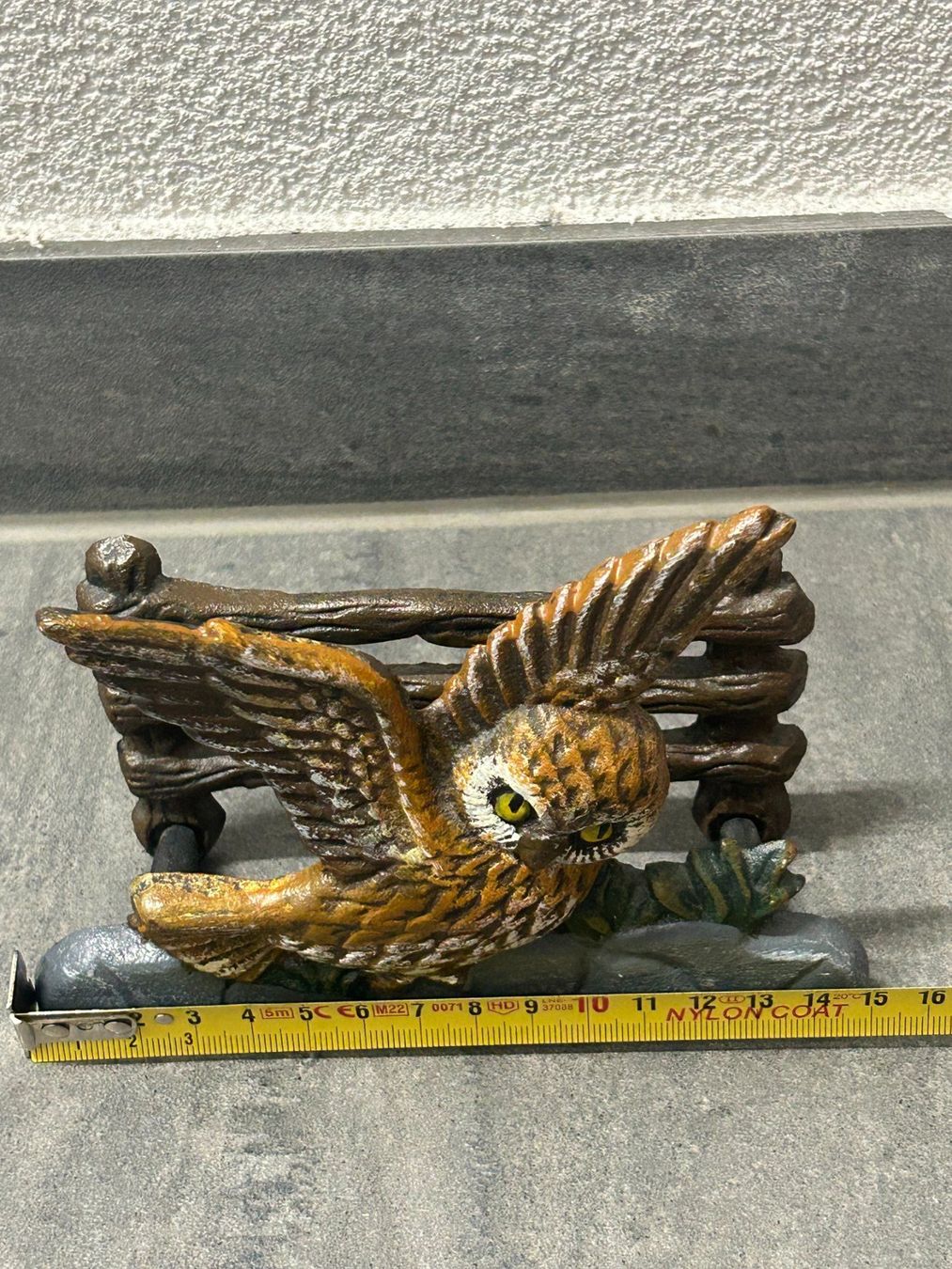 Statuette: Chouette vintage en fonte – Usato da Lausanne venduto da Weber1007 7