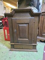 Antiker Hängeschrank, Massivholz, dunkle Eiche (D1)