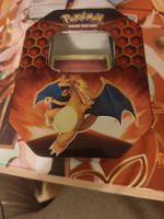tin box hiden fates pokemon empty/leer mit paar karten