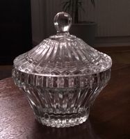 Zuckerdose Kristallglas