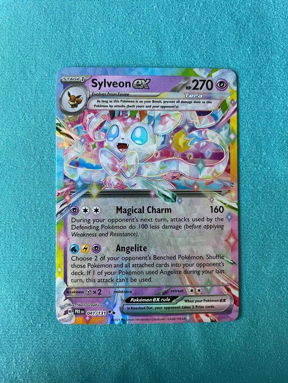 Rare Pokemon Cards SYLVEON EX SIR 156 131 PRISMATIC