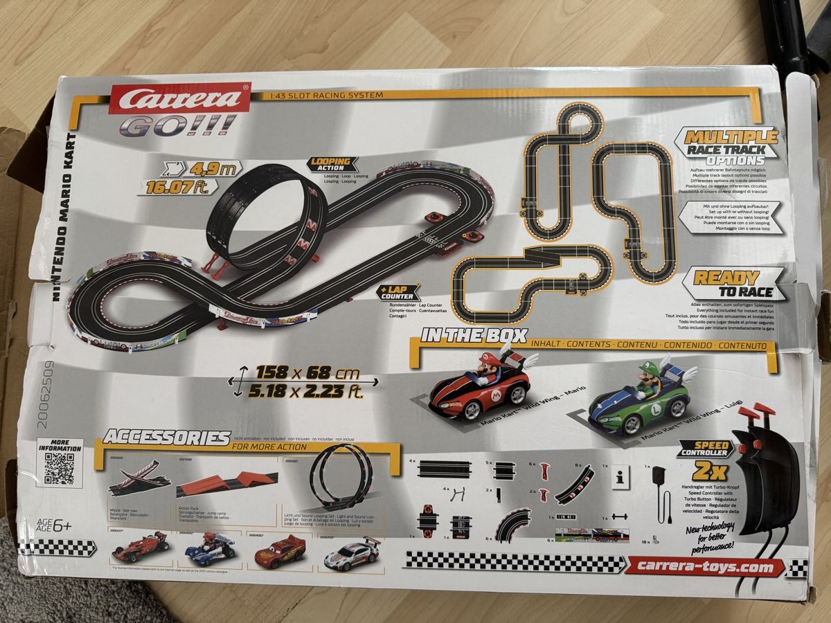 Carrera Piste: Carrera GO Mario Kart Autorennbahn – Usato da Ruggell venduto da Forrer1000 1