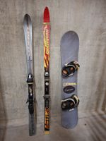 1x Snowboard and 2x Ski - Ab. 1