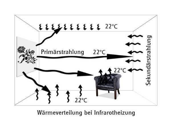 Riscaldamento: Infrarotheizung Putzstruktur 700 Watt – Nuovo e nell'imballaggio originale da Stein am Rhein venduto da infrarot-bildheizung 4