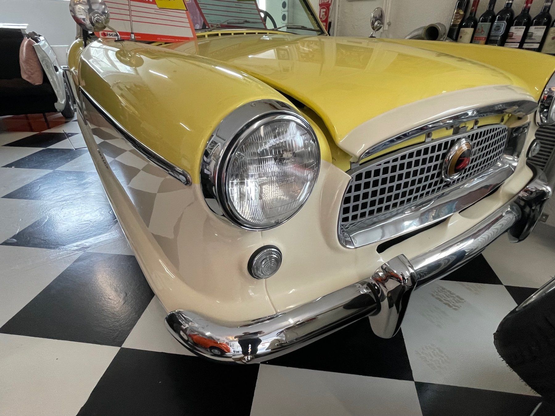 Automobili: Oldtimer Nash Metropolitan.  Cabrio.  Restauriert.  JG 1958 – Usato da Effretikon venduto da Bianchina2 3
