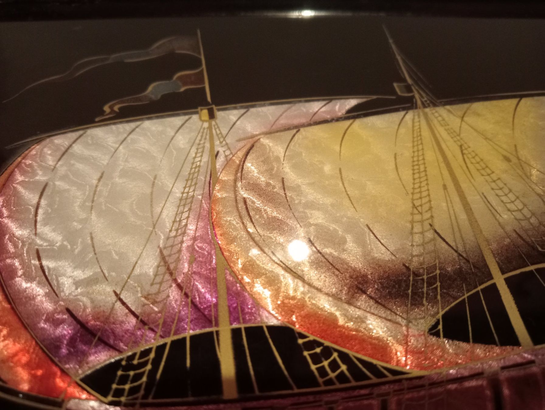 Piatti di portata: Vintage Tablett Platte Schiff Perlmutt – Usato da Oberdorf BL venduto da Barocki888 3