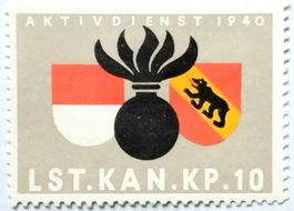 Soldatenmarke 2.WK, Landsturm Kanonier Kp 10, Wi Art 72