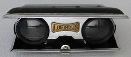 Opernfernglas Luminous Chrom Faltbar Vintage.