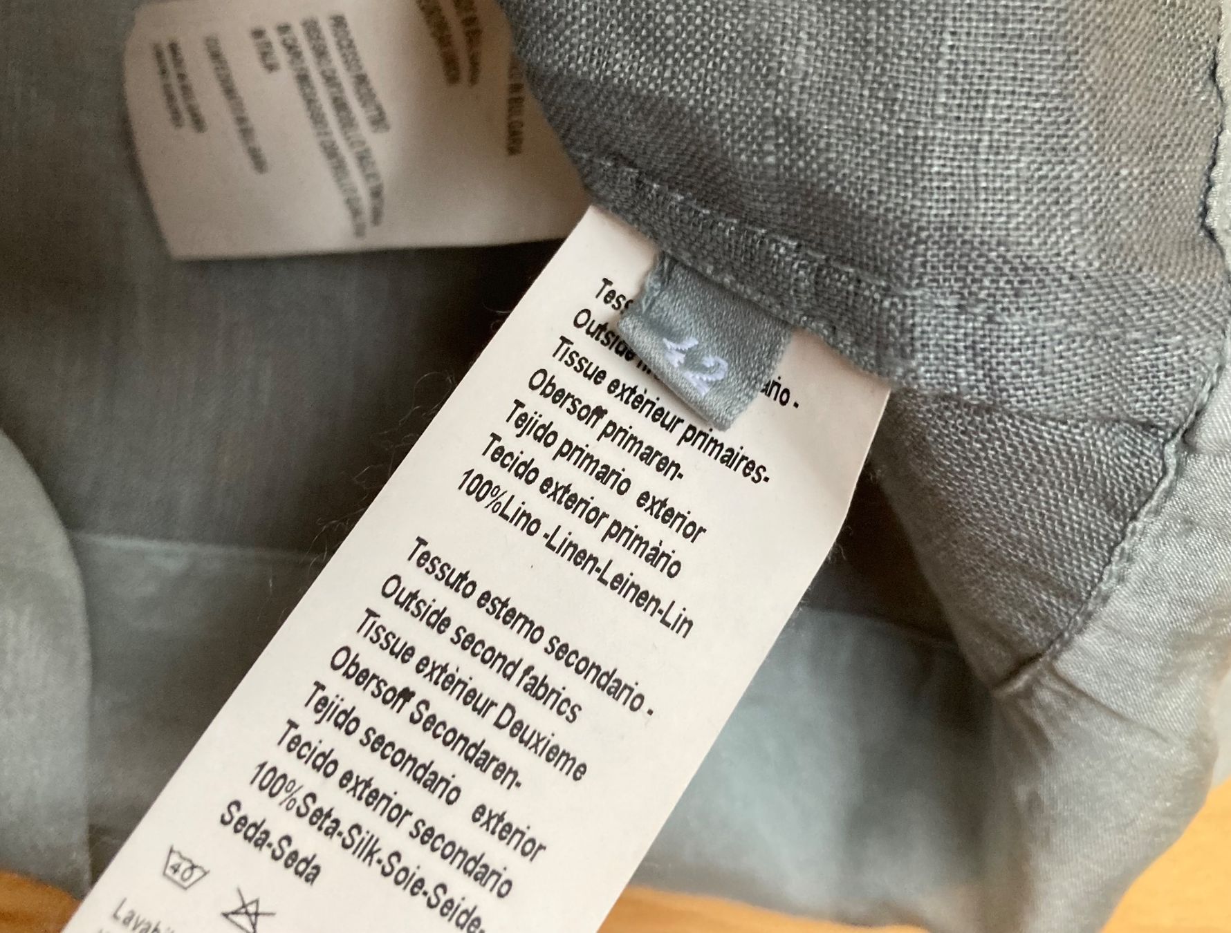 Camicette: 120% Lino Leinen / Seide Bluse Gr.36 – Usato da Unterägeri venduto da Jutka_04 1