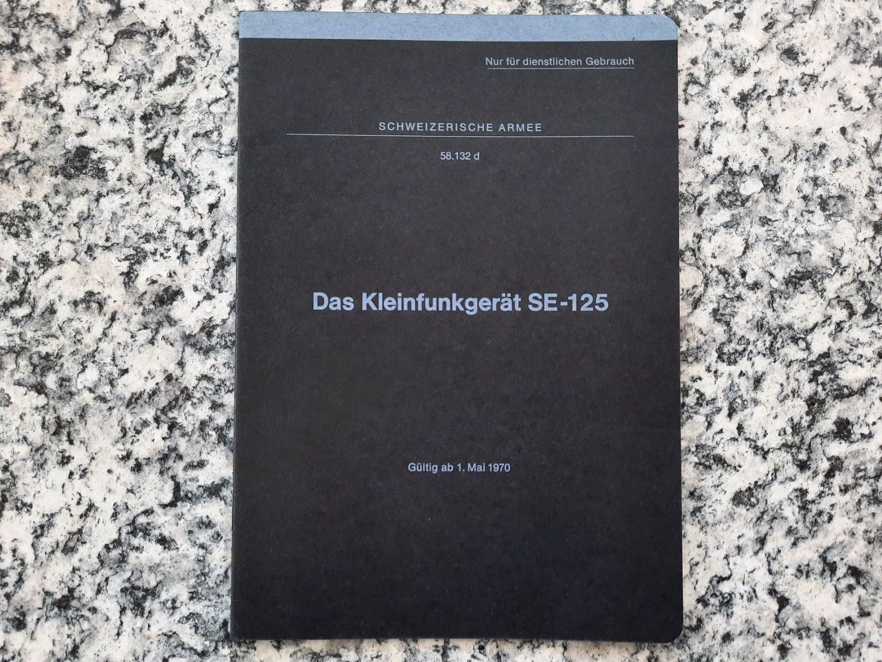 Libri: Das Kleinfunkgerät SE-125 – Usato da Ruswil venduto da Sammlergeist