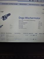 Doga Wischermotor zu Valtra und Lindner 12 Volt