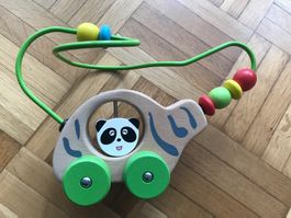 Geschicklichkeitsspiel Motorik aus Holz mit Panda von LENA