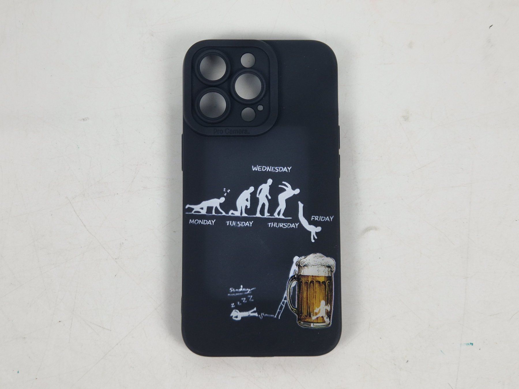 Apple Covers & Schutzfolien: Smartphone-Hülle für iPhone 13Pro "Weekdays" – Gebraucht aus Muhen von Restwert_Muhen