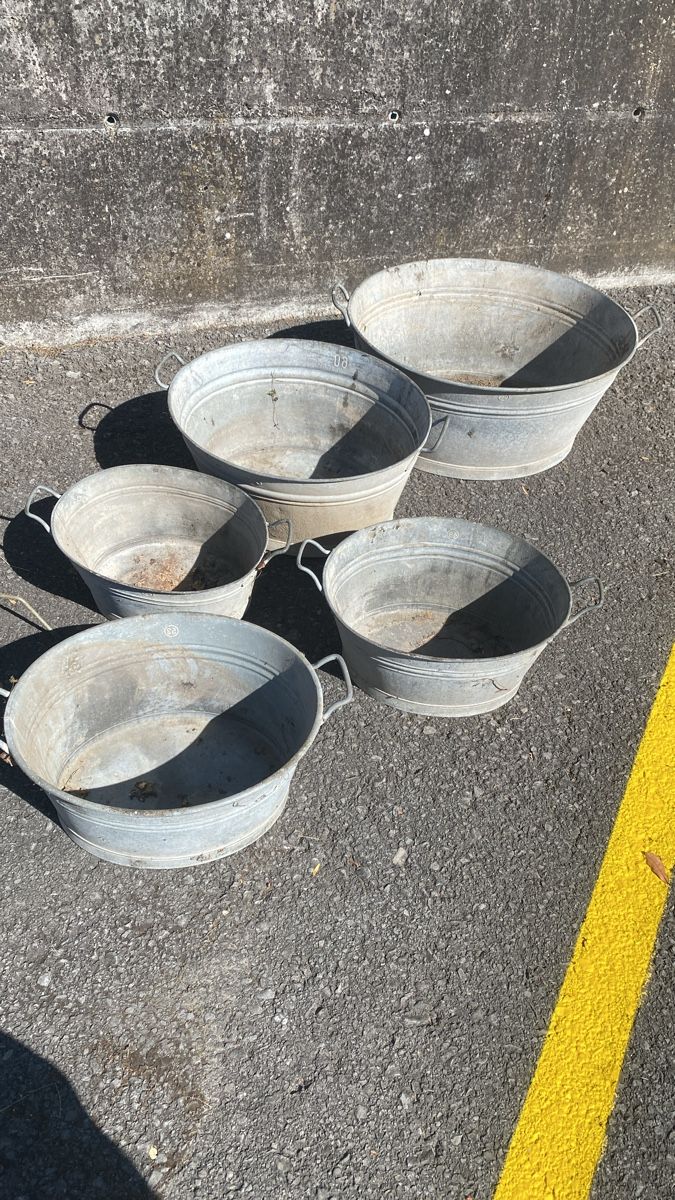 Autres décorations pour le jardin: Zinkwanne - Waschzuber 72 Liter – D'occasion à Zug par Atelier-Reduit 4