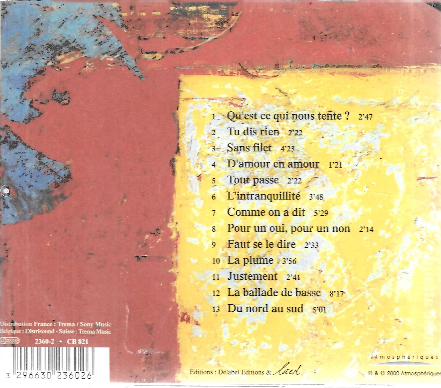 CD: Louise Attaque - Comme on a dit – Usato da Savagnier venduto da Ne2065 1