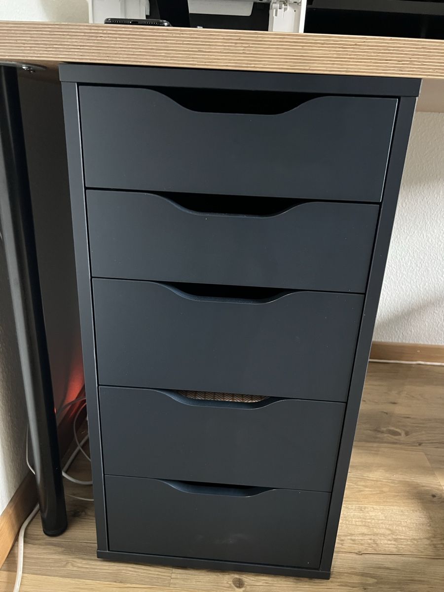 Ikea Kommoden: Büromöbel Dunkelblau IKEA – Gebraucht aus Jona von Ressan100 1