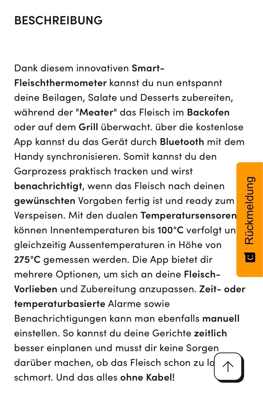 Altro per la casa: Fleischthermometer – Usato da Boswil venduto da Kistler0 3