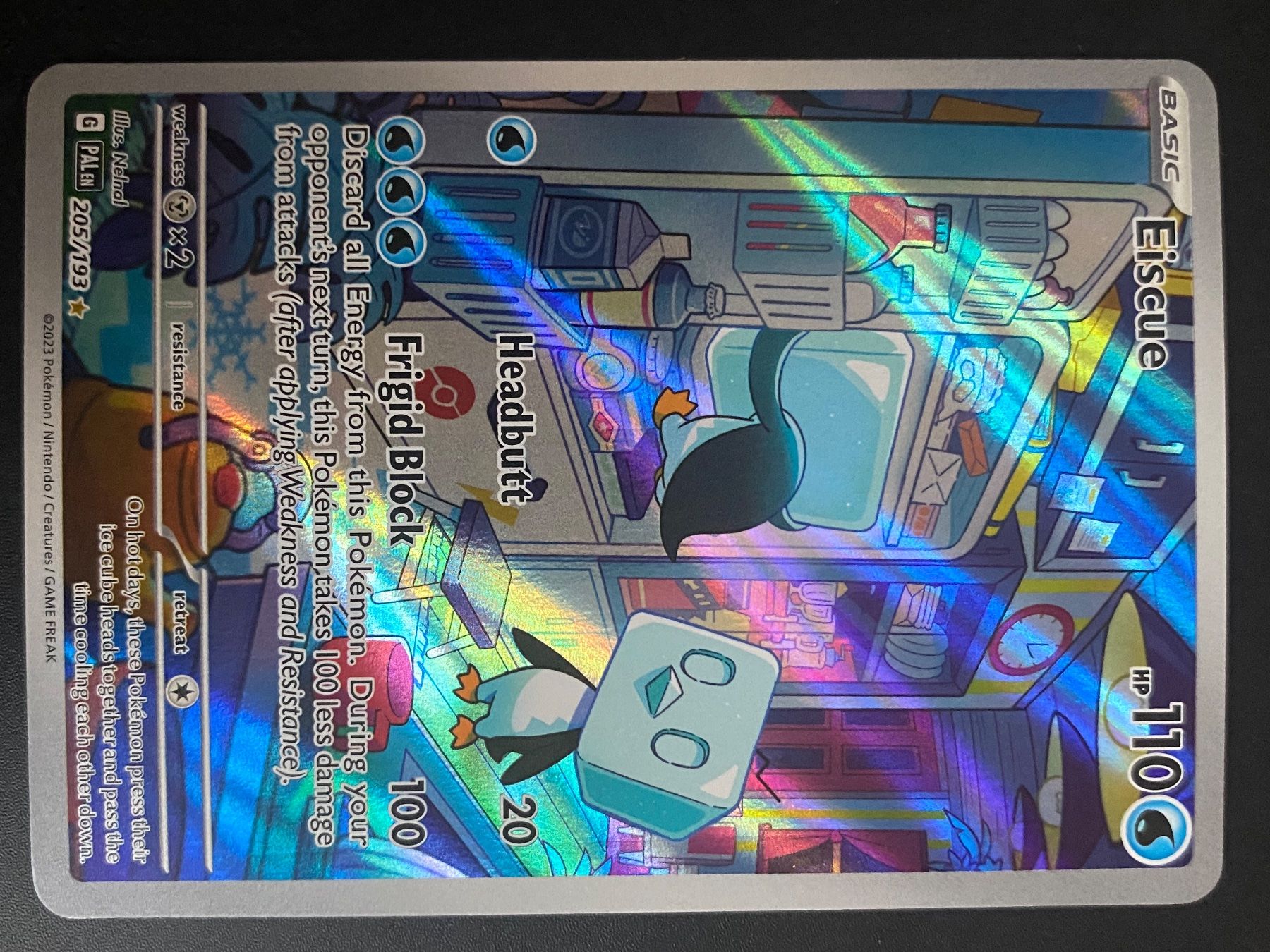 Pokémon Carte collezionabili: Eiscue (205/193) - Paldea Evolved - NM+ - EN – Nuovo (secondo la descrizione) da Yverdon-les-Bains venduto da Prismea