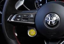 Alfa Romeo Giulia + Stelvio + Tonale Start Stop Aufkleber 2x
