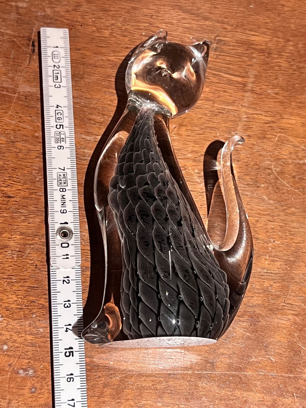 Murano Figuren: Vintage Katze Murano Glas, Tier Figur – Gebraucht aus Otelfingen von Markthalle_C 3