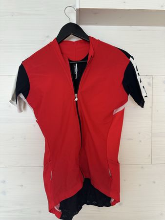 Maillot de cyclisme Assos rouge/blanc/noir taille XL 🚴‍♂️☀️