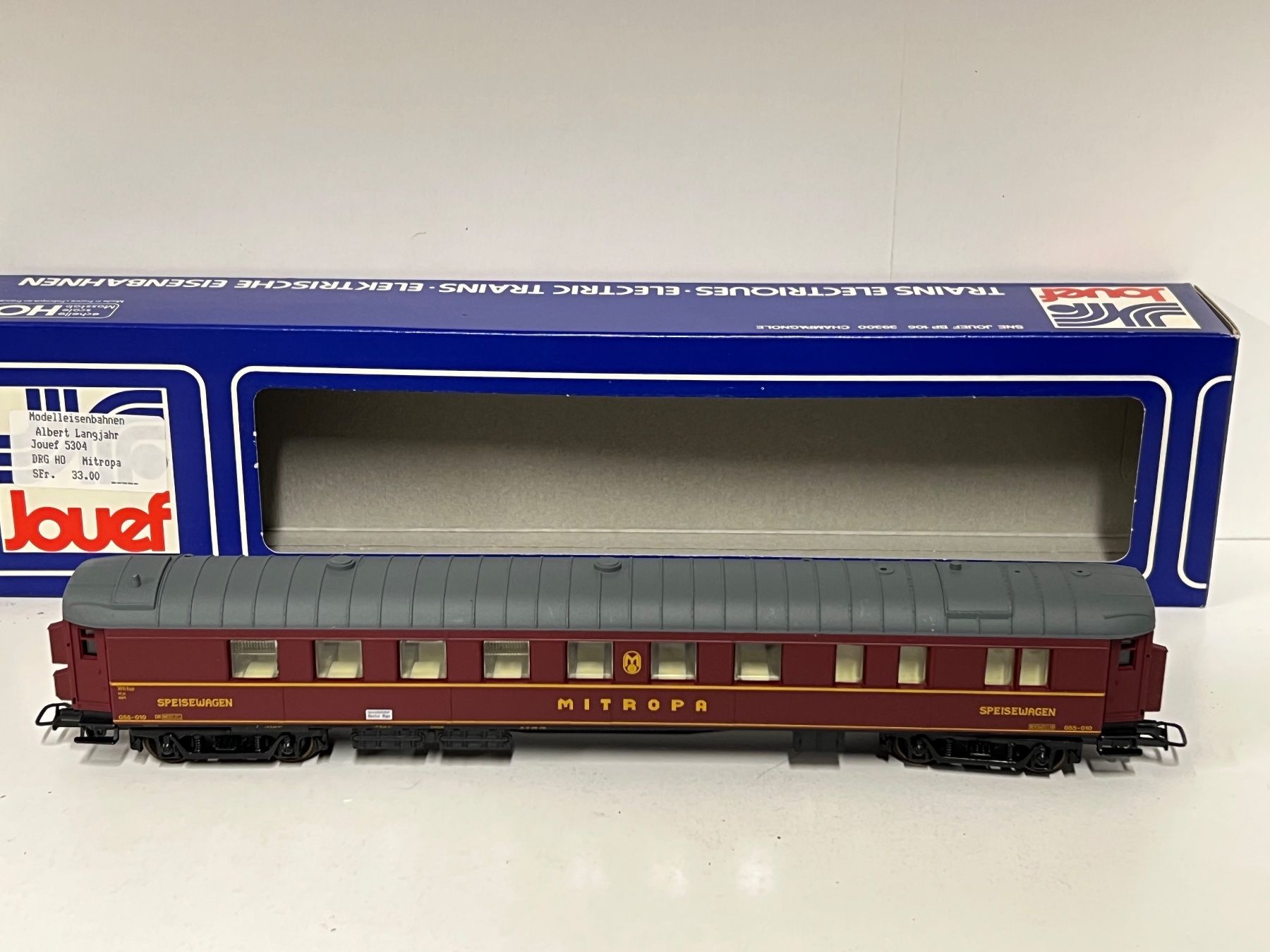 Jouef Trains électriques: Jouef 5304 MITROPA - Speisewagen H0 DC – D'occasion à Neuenhof par ludovicco 1