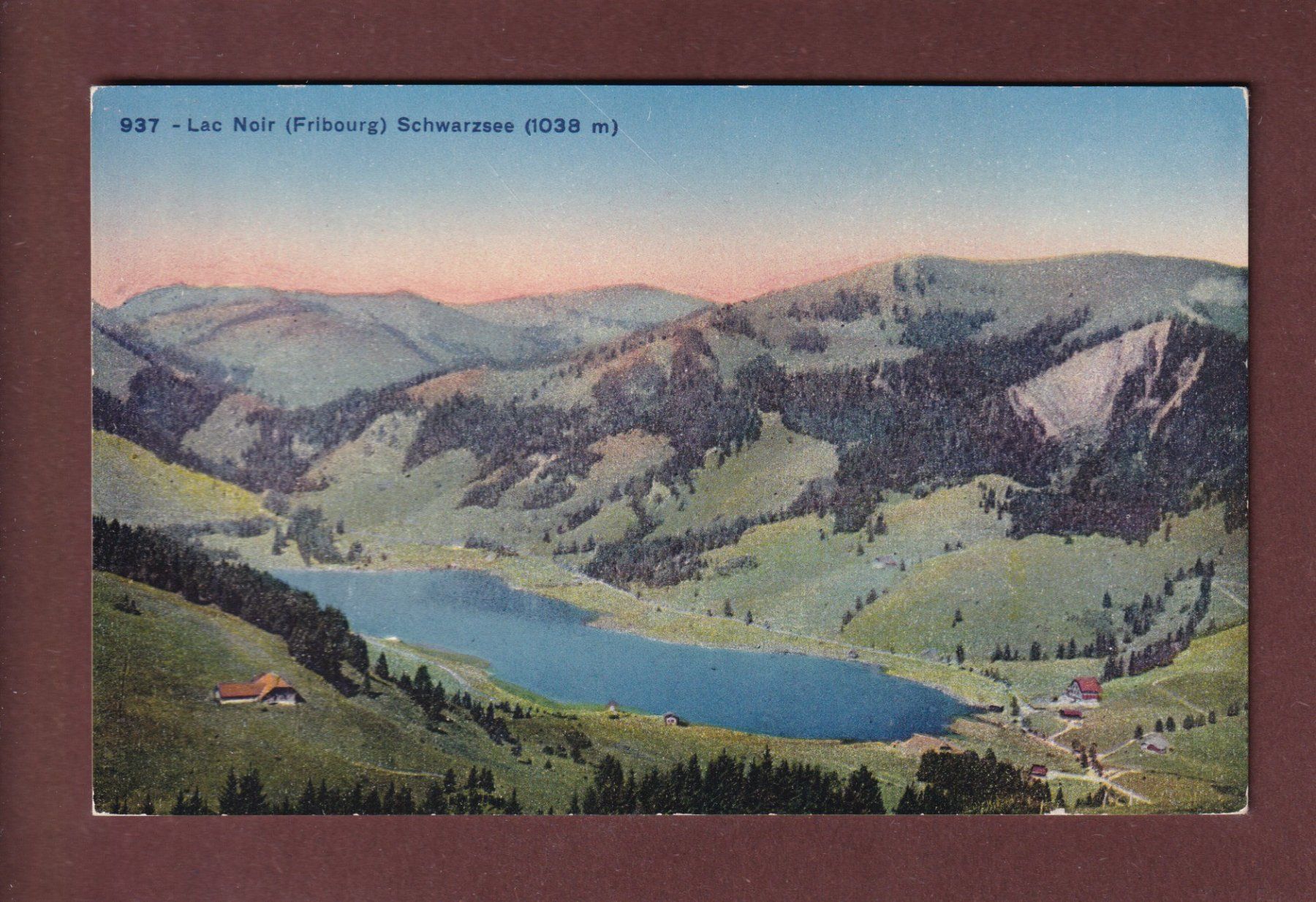 Cartes postales: LAC NOIR / SCHWARZSEE – D'occasion à Pully par nicecards-shop