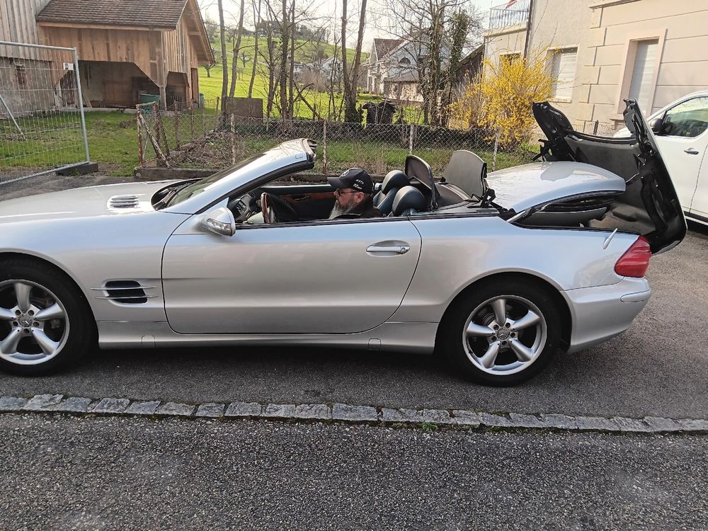 Mercedes-Benz Automobili: Mercedes SL 500 Mod. 2002 Automat MFK 9.2024  km 190703 – Usato da Büsserach venduto da Schrotti19548 1