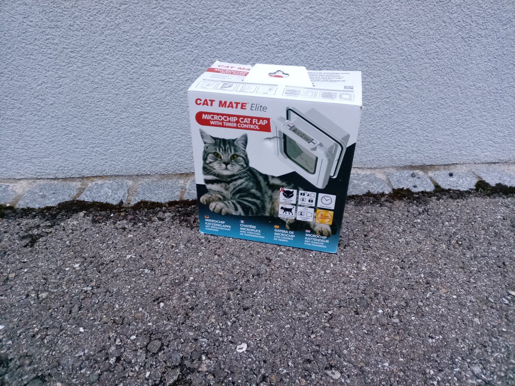 Gattaiole: Cat Mate Elite Microchip Katzenklappe mit Timer Funktion – Nuovo e nell'imballaggio originale da Läufelfingen venduto da weiter_gehts 1