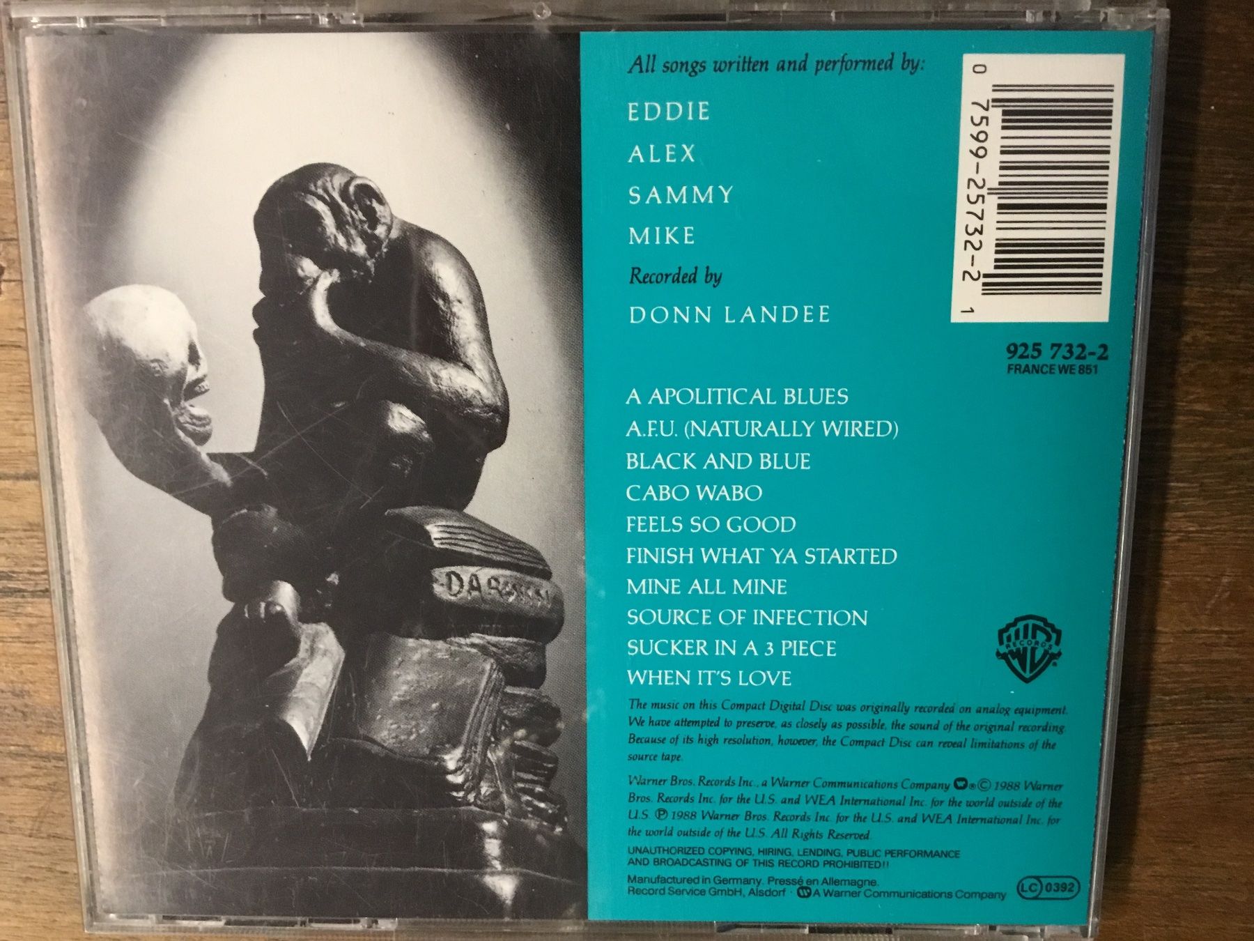 CD: Van Halen - OU812 - CD -     o – Usato da Thierachern venduto da sweden08 1