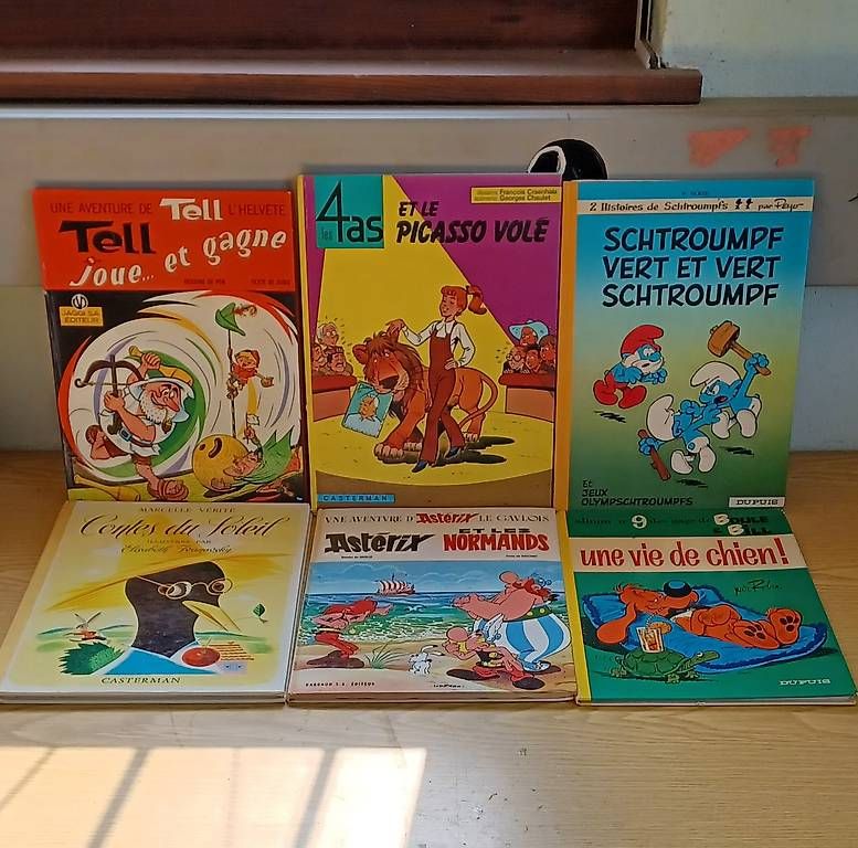 Fumetti: Lots de 6 BD divers 1956 - 1975 – Usato da Bretigny-Morrens venduto da LaureLM 1