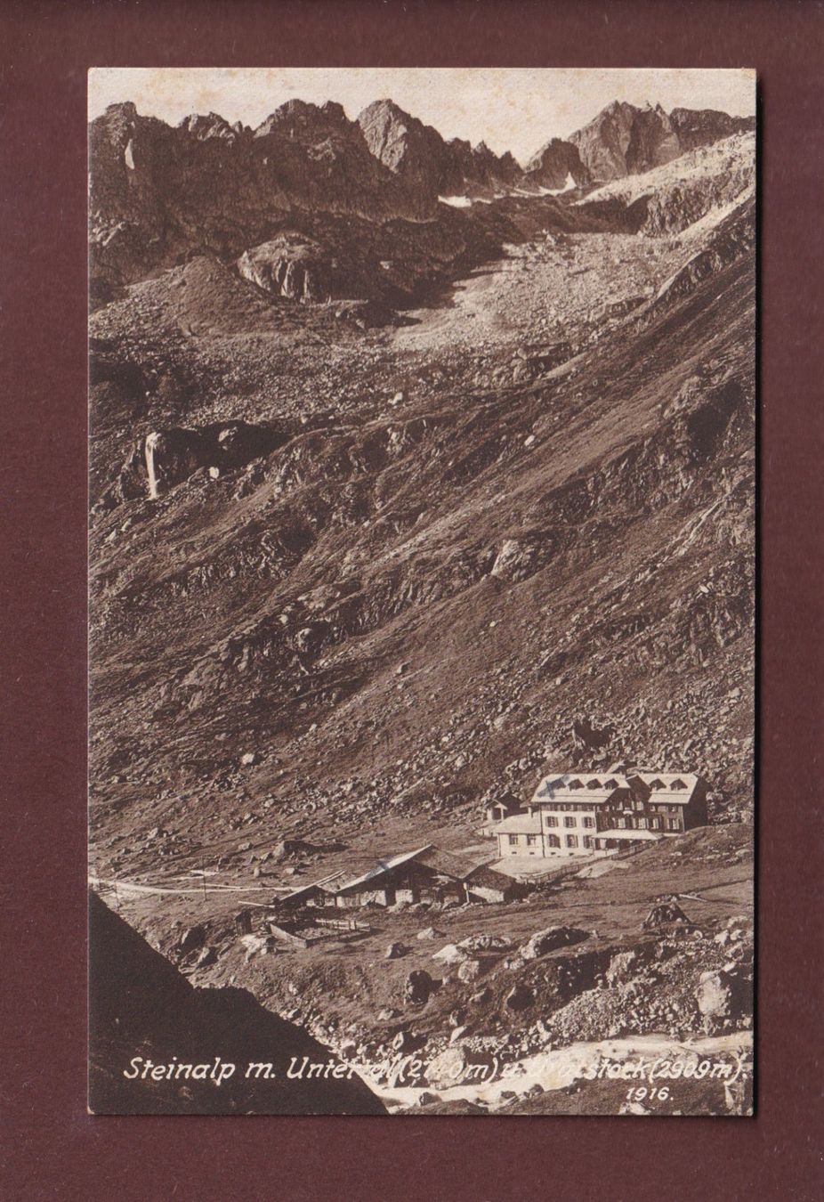 Cartoline postali: STEINALP mit Untertal – Usato da Pully venduto da nicecards