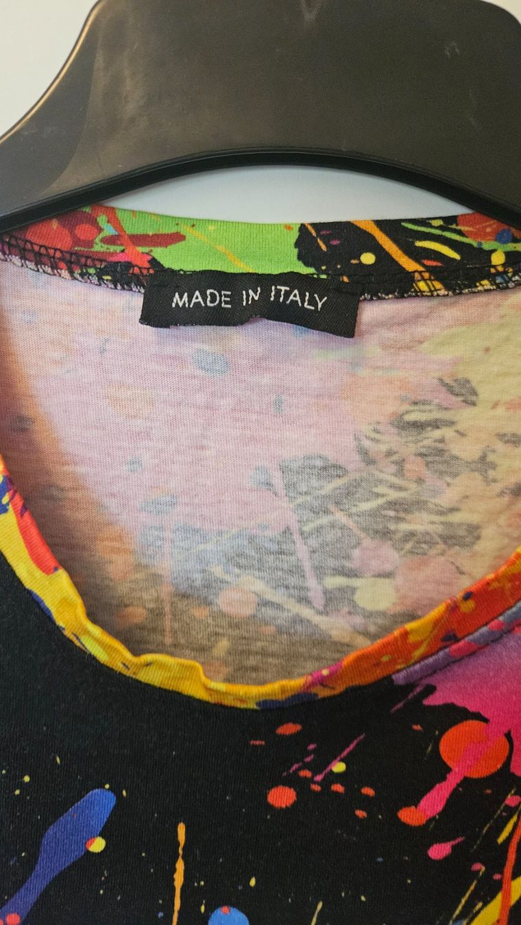 T-shirt: T-shirt uomo tg.L misto cotone "paint" – Usato da Melano venduto da H-Sara 2