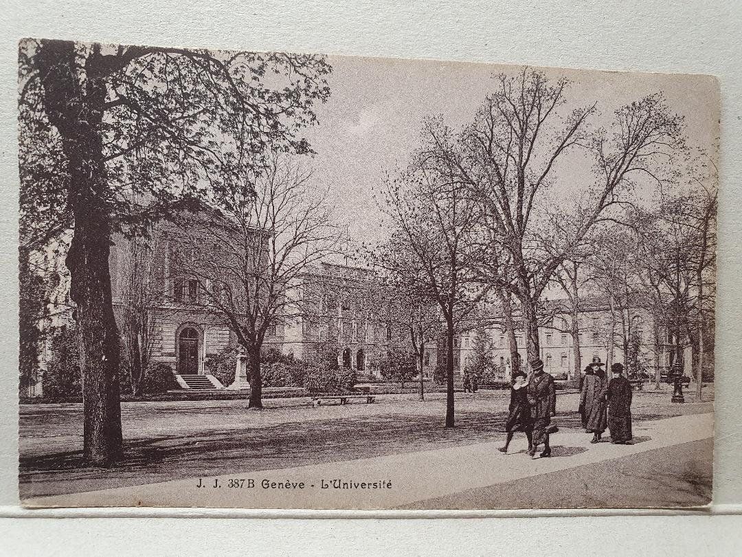 Ansichtskarten: GENÈVE  -   L'Université – Gebraucht aus Delémont von Domdom1