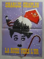 Charlie Chaplin La ruée ver l'or  - Affiche 58x77cm
