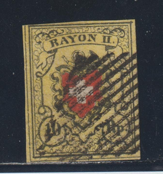 Tutti i francobolli: Rayon 16II E Typ 33 gestempelt + Plattenfehler / Befund – Usato da Siebnen venduto da Fstaehli