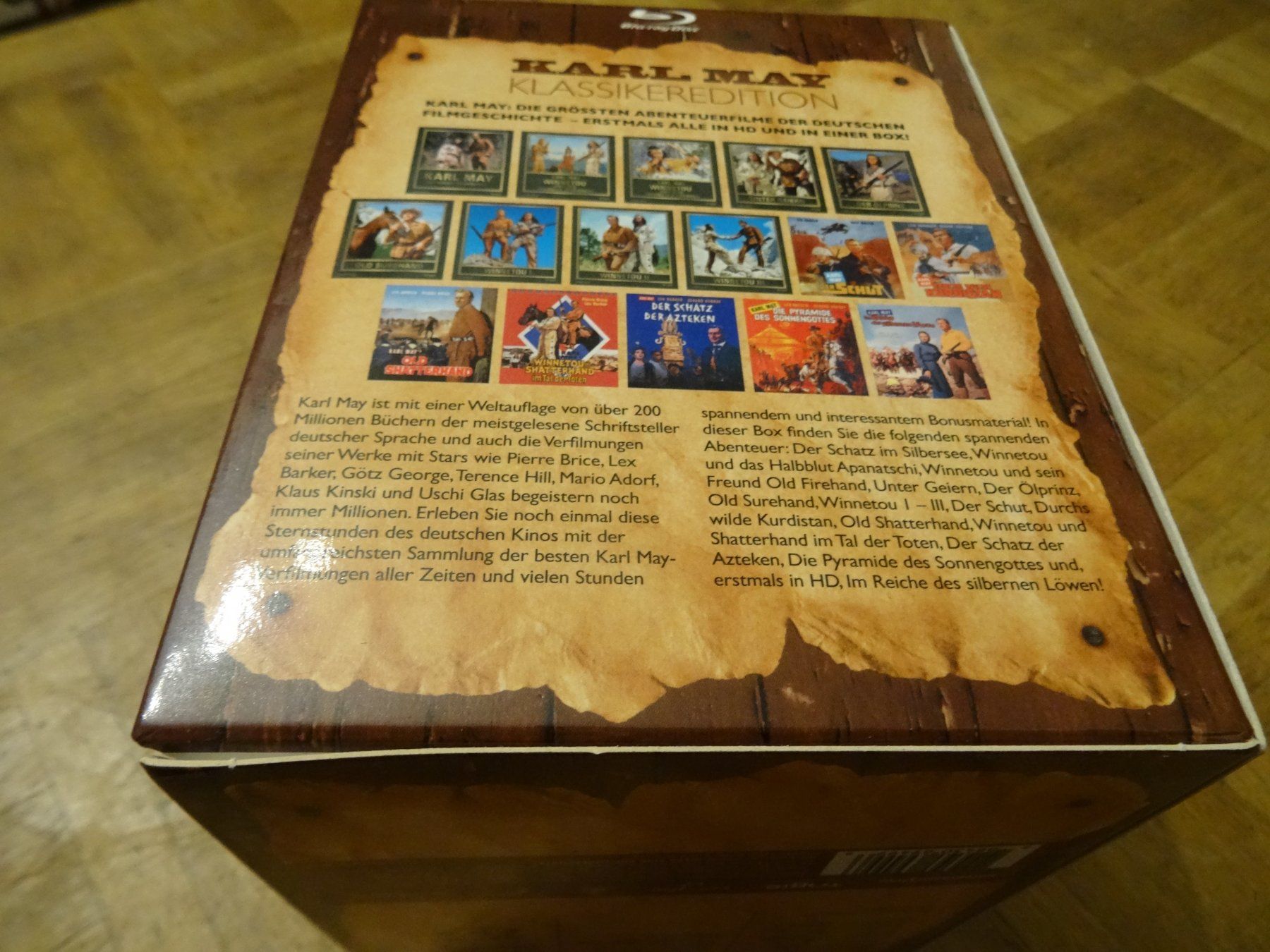 Tous les DVDs: Karl May Klassikeredition Blu-ray 16 Discs BOX – D'occasion à Olten par Disc-Verkauf 2