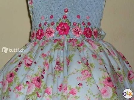 Traumhaftes Shabby Festliche Kleid Blumenmädchen