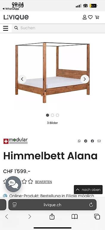 Letti: Bett/ Himmelbett – Usato da Warth venduto da dar_fb8c 2